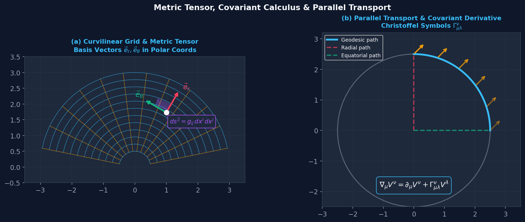 Metric Tensor and Covariant Calculus